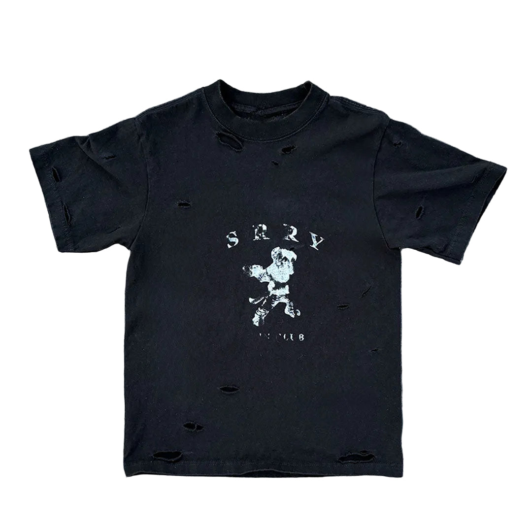 Black and white gun club tee
