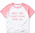 Pink baby tee