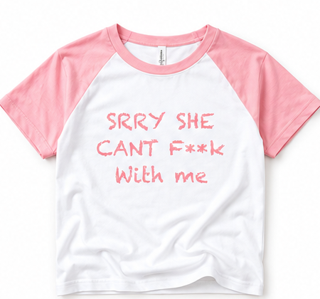 Pink baby tee
