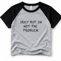 Grey baby tee