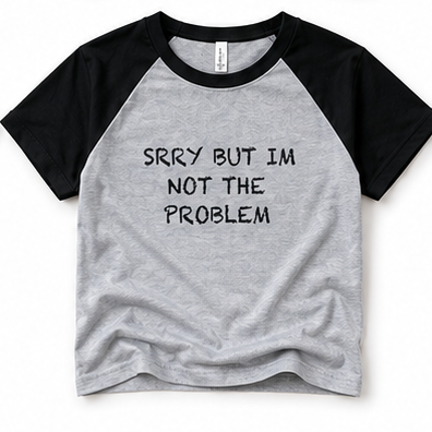 Grey baby tee
