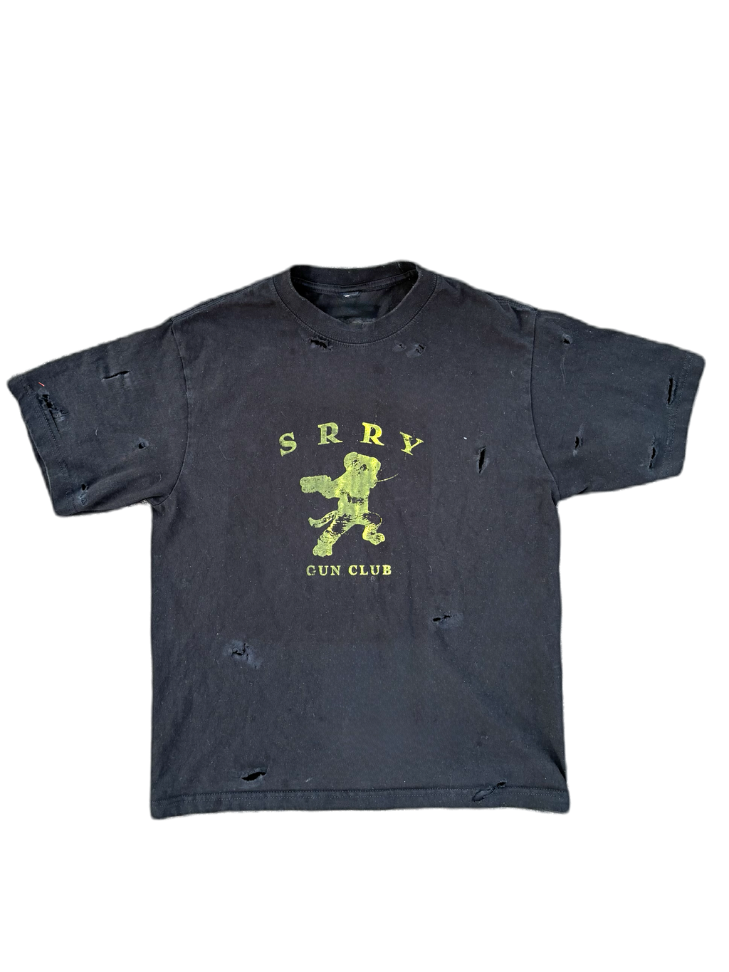 Black and yellow gun club tee