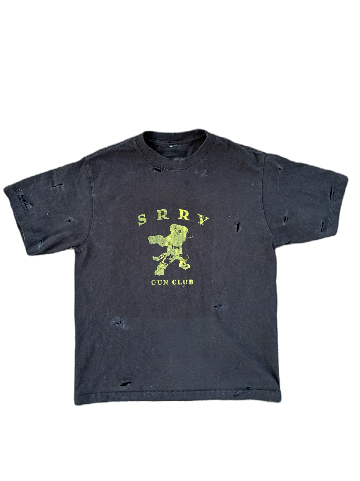 Black and yellow gun club tee