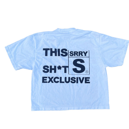 White exclusive tee